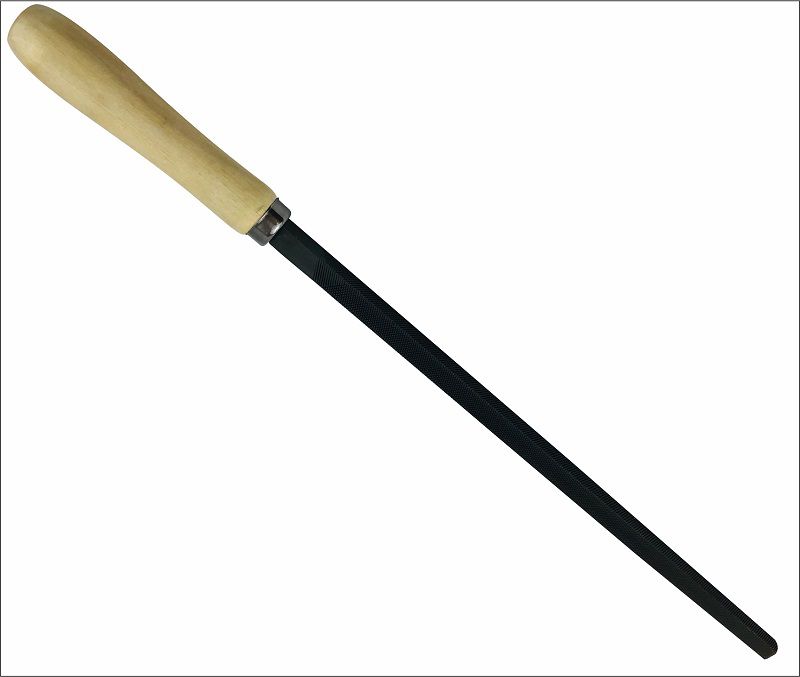 Напильник с деревянной ручкой круглый 150 мм  №2  04-08-150 3-ON (24)