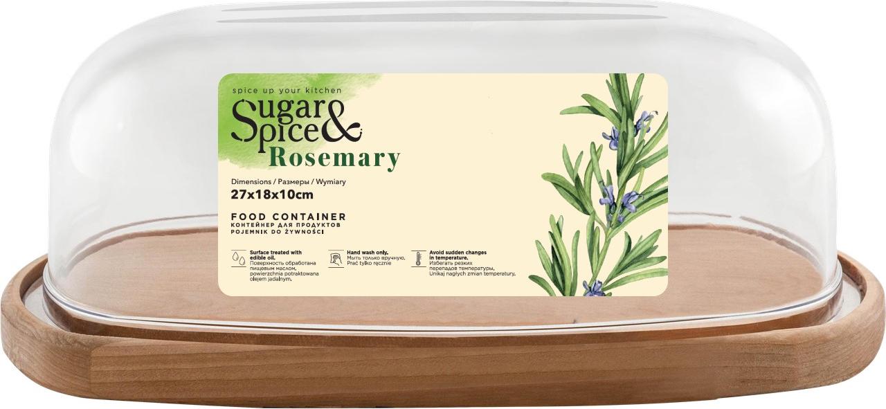 Контейнер для продуктов Sugar&Spice Rosemary деревянный SE104812996 (6) (W)
