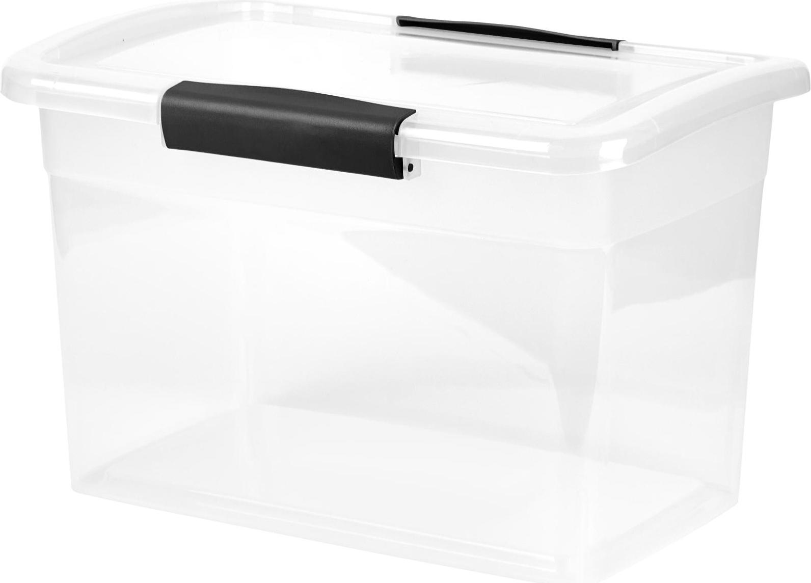 Ящик для хранения Keeplex Vision с защелками 11л 35х23,5х22,2см прозрач кристалл KL251411999 (6) (W)